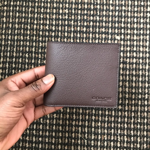 Men’s coach double billfold wallet - Picture 2 of 3